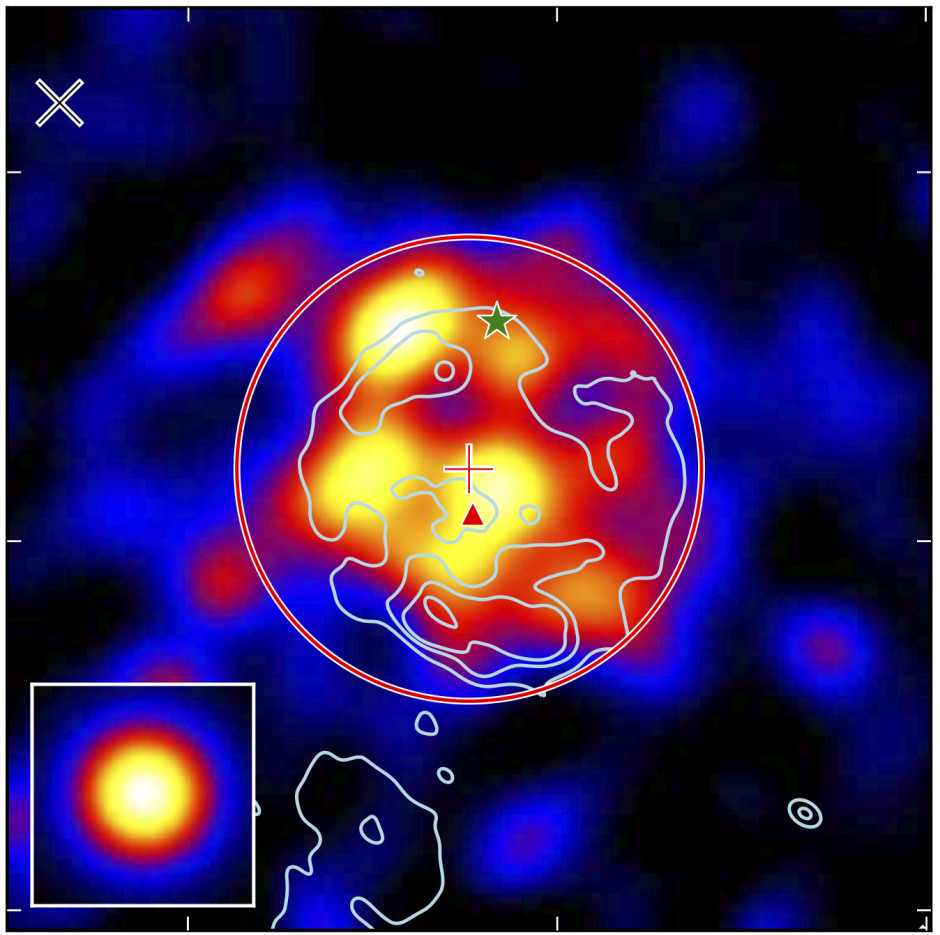 The Gamma-cygni SNR observed by Fermi. This image was created in pointlike and is from http://arxiv.org/abs/1207.0027.